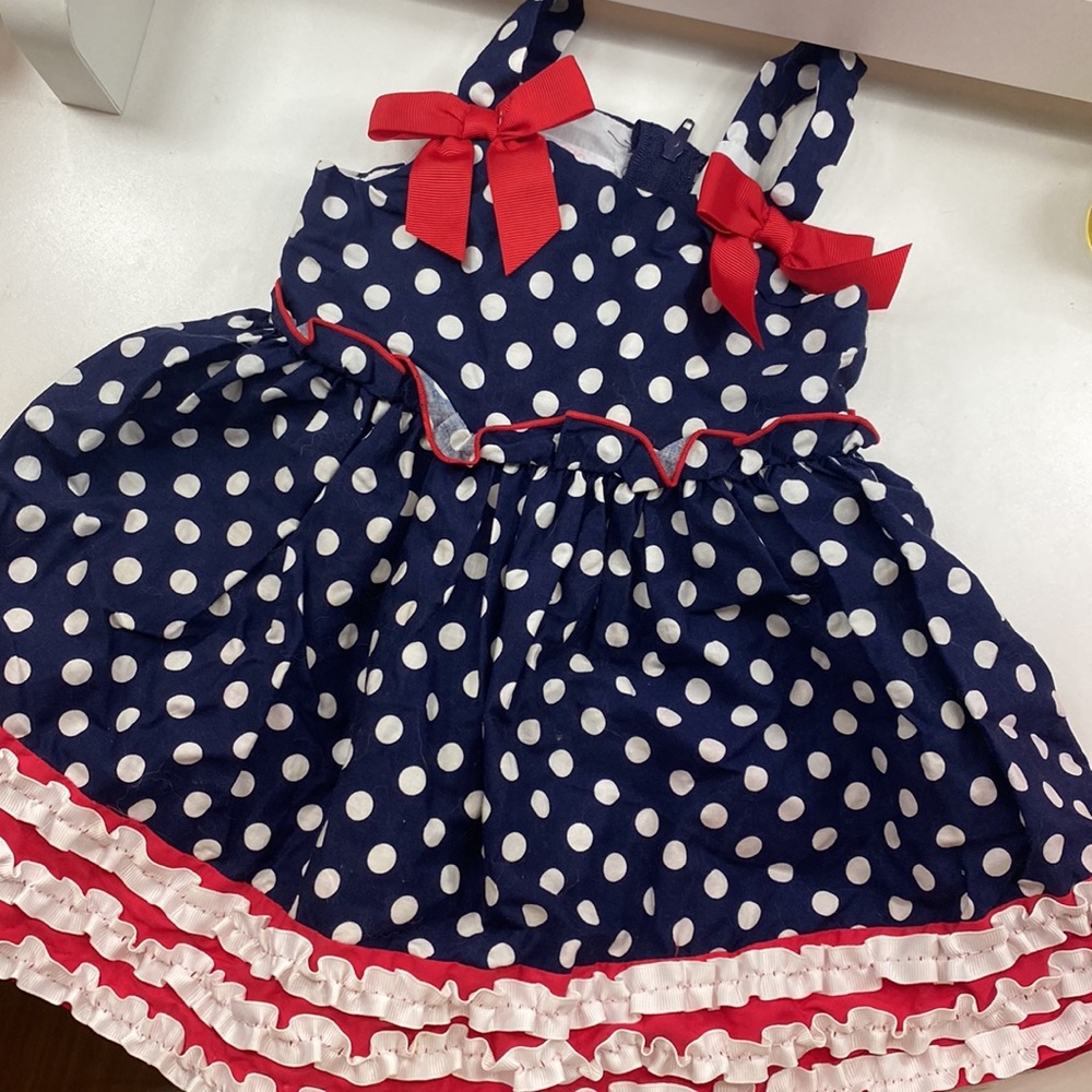 *HP* Bonnie Baby ⭐️ July 4th Dress! ⭐️ adorable baby dress!!! 12m